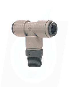 "1/2"" x 3/8 bspt SWIVEL C/L TEE"