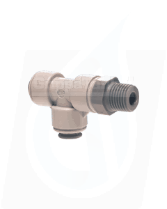 "1/2"" x 3/8 bspt SWIVEL E/L TEE"