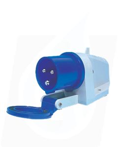 Mains 240v Surface Mounted Inlet - 16a Male Plug