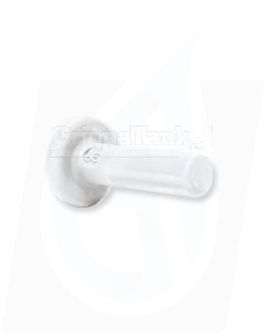 "1/4""  PLUG - WHITE"