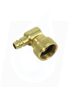 Brass Swivel Elbow - 1/2" PRO 26 fitting (input side of hose reel)