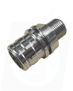 Quick Release Shut-Off Coupling With 1/2" Male Thread