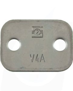 STAINLESS STEEL TOP PLATE FOR 20, 22 & 25 mm OD PIPE