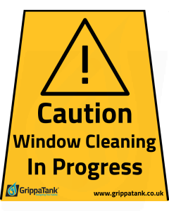 "Window Cleaning in Progress" Vinyl Stickers