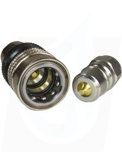 TEMA COUPLING COMPLETE 3/8", MALE AND FEMALE WITH NON RETURN VALVE
