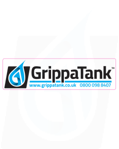 "Decal - ""GrippaTank Logo & Website"""