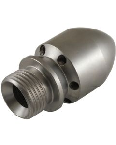 1/2" MALE CYLINDER STYLE 18 SEWER NOZZLE WITHOUT FORWARD JET
