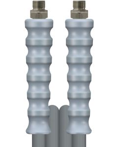 HIGH PRESSURE HOSE, GREY, 2 WIRE, WRAPPED COVER, 400 BAR