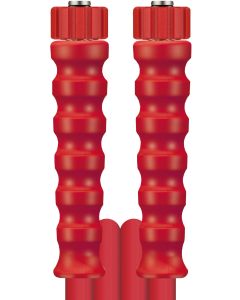 HIGH PRESSURE HOSE, RED, 1 WIRE, WRAPPED COVER, 315 BAR