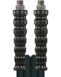 HIGH PRESSURE HOSE, BLACK, 2 WIRE, WRAPPED COVER, 400 BAR