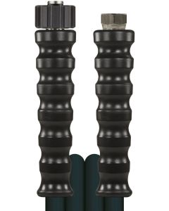 HIGH PRESSURE HOSE, BLACK, 1 WIRE, WRAPPED COVER, 210 BAR