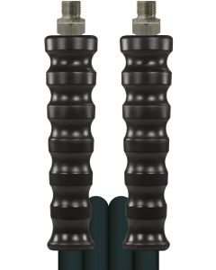 HIGH PRESSURE HOSE, BLACK, 2 WIRE, WRAPPED COVER, 400 BAR