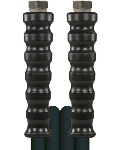 HIGH PRESSURE HOSE, BLACK, 1 WIRE, WRAPPED COVER, 210 BAR