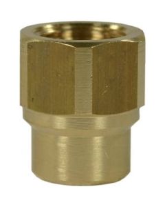 FEMALE TO FEMALE BRASS SOCKET ADAPTOR-1/8"F to 1/4"F