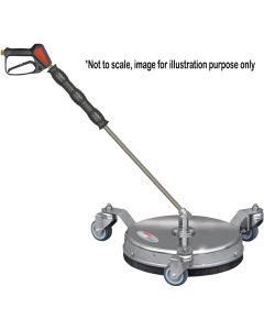 TURBO DEVIL TD410 SURFACE CLEANER, 410mm DIAMETER WITH 900mm LANCE &amp; GUN