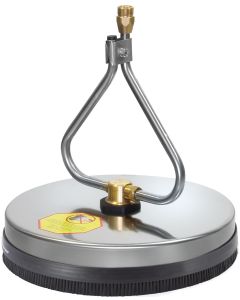 GrippaJET Stainless Steel 300mm Rotary Surface Cleaner for Telescopic Lance (1/4" F Inlet)