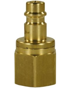 25KB QUICK COUPLING PLUG 3/8" F WITH VALVE