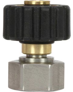 QS COUPLING M22F to M20F BLACK