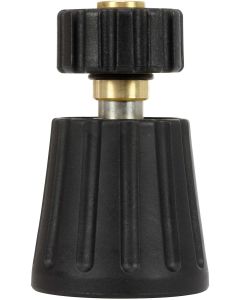 QS COUPLING M22F to M22F BLACK