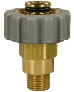 FEMALE TO MALE QUICK SCREW COUPLING ADAPTOR ST40-M21 F to 1/4" M