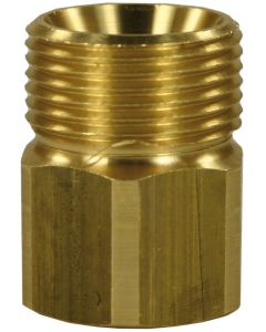 FEMALE TO MALE BRASS QUICK SCREW NIPPLE ADAPTOR-M22 M to 1/2"F