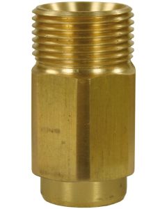 FEMALE TO MALE BRASS QUICK SCREW NIPPLE ADAPTOR-M22 M to 1/4"F (40mm)