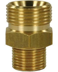 MALE TO MALE BRASS QUICK SCREW NIPPLE ADAPTOR-M22 M to 1/2"M