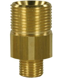 MALE TO MALE BRASS QUICK SCREW NIPPLE ADAPTOR-M22 M to 1/4"M (39mm)