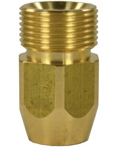 FEMALE TO MALE BRASS QUICK SCREW NIPPLE ADAPTOR-M22 M to 1/4"F (38mm)