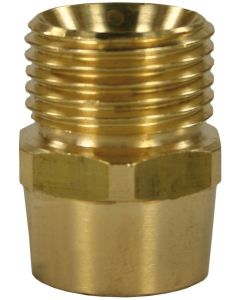 FEMALE TO MALE BRASS QUICK SCREW NIPPLE ADAPTOR-1/4"F to 1/2"M