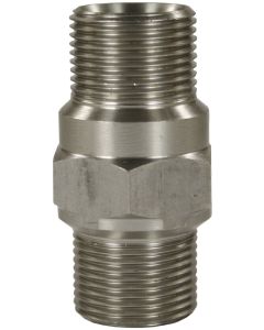 MALE TO MALE STAINLESS STEEL HOSE CONNECTOR ADAPTOR-M22 M to M22 M (long version)
