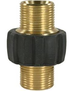 Hose Connector M22 M X M22 M with rubber cover