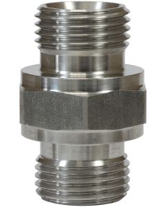 MALE TO MALE STAINLESS STEEL DOUBLE NIPPLE ADAPTOR-1/4"M to 1/4"M