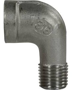 ELBOW STAINLESS STEEL 1/4"F x 1/4"M