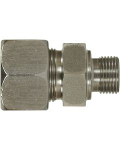 MALE STUD COUPLING, STAINLESS STEEL