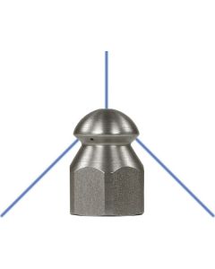 SEWER NOZZLE 1/4&quot;F 055 1X0.80 3X0.80