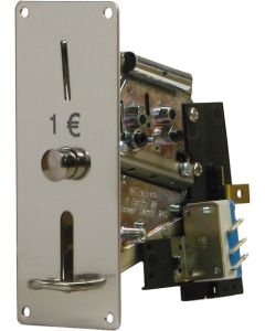COIN MECHANISM FOR 1 EURO COIN, WITH MICROSWITCH