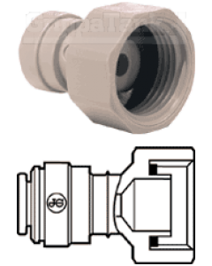 "3/8"" x 3/4 bsp FEMALE ADAPTOR"