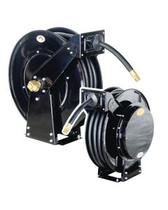 GrippaPRO Spring Rewind 1" Transfer Hose Reel & Hose