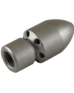 1/2" FEMALE CYLINDER STYLE SEWER NOZZLE WITH FORWARD JET (025)