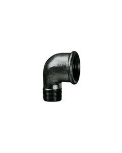 Male x Female Reducing Elbow 90° (92R) Black