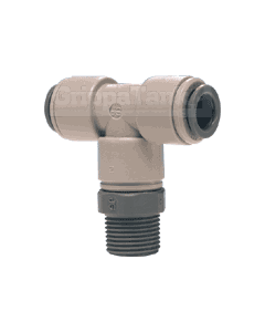 "1/4"" x 1/8 bspt SWIVEL C/L TEE"