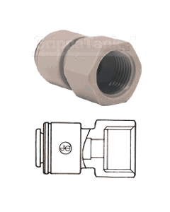 "1/4"" x 1/4 nptf FEMALE ADAPTOR"