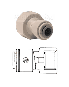 "3/8"" x 3/8 bsp  FEMALE ADAPTOR"