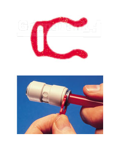 "3/8""  LOCKING CLIP - RED"