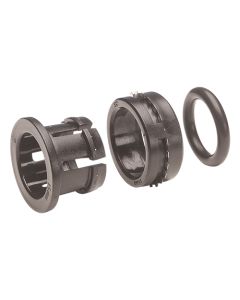 4mm Plastic Half Cartridge (Acetal, Nitrile O-Ring)