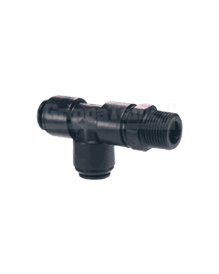 6mm  x 1/8 bsp  SWIVEL E/L TEE
