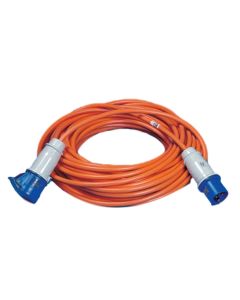 Mains Hookup Lead C/W 16 amp Couplers - 25 metres