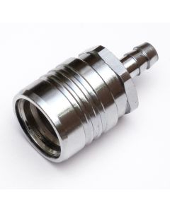 Quick Release Straight -Through Coupling With 6mm Hose Barb