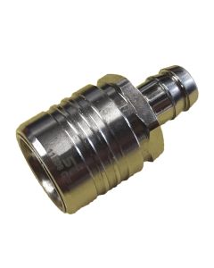 Quick Release Straight -Through Coupling With 1/2" Hose Barb